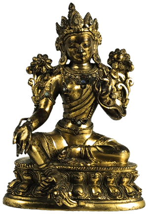 Tara, gilded figurine, Tibet